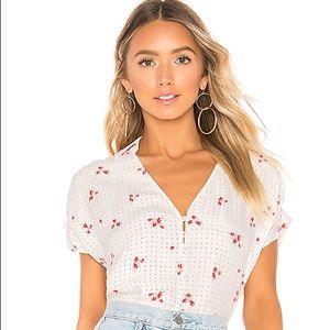 Equipment Alloura Top sz L NWT